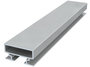 back frame rail 15 mm 300 cm zilver geanodiseerd per 5 stuks_